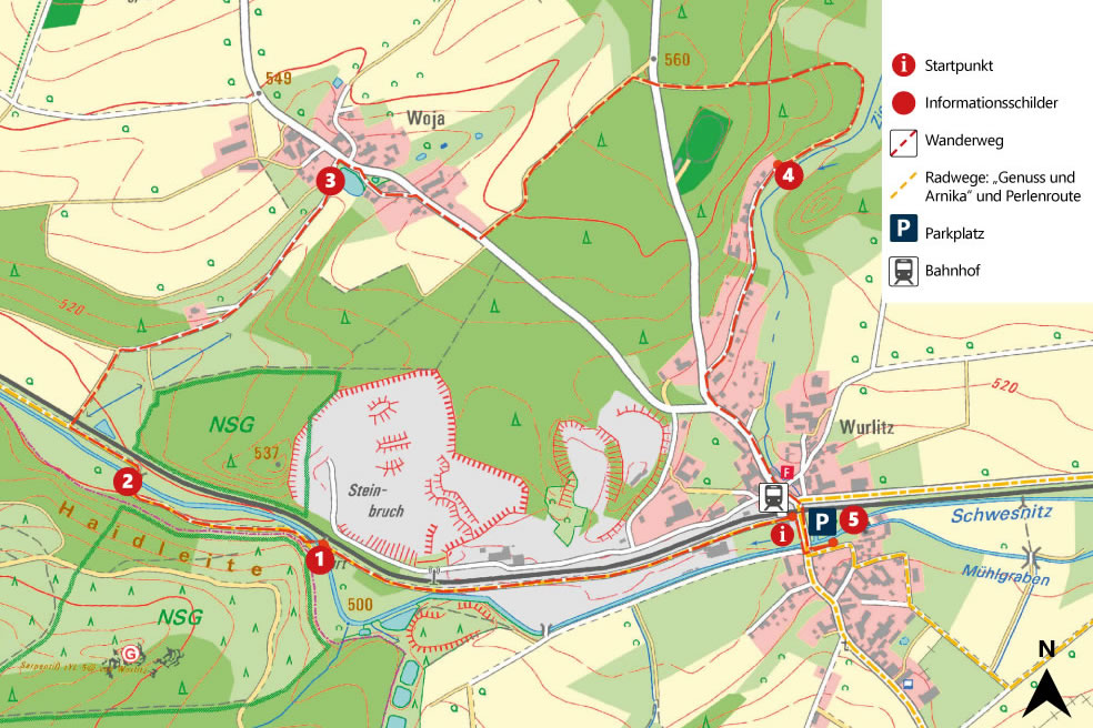 Rundwanderweg: Mit dem Schlangenstein um die Wurlitzer Alm